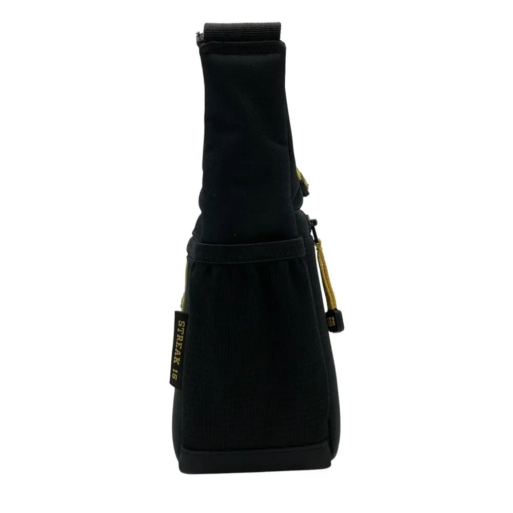Ruggard Streak 15 Camera Shoulder Bag 7.5X9 Inch Black w Yellow Accents